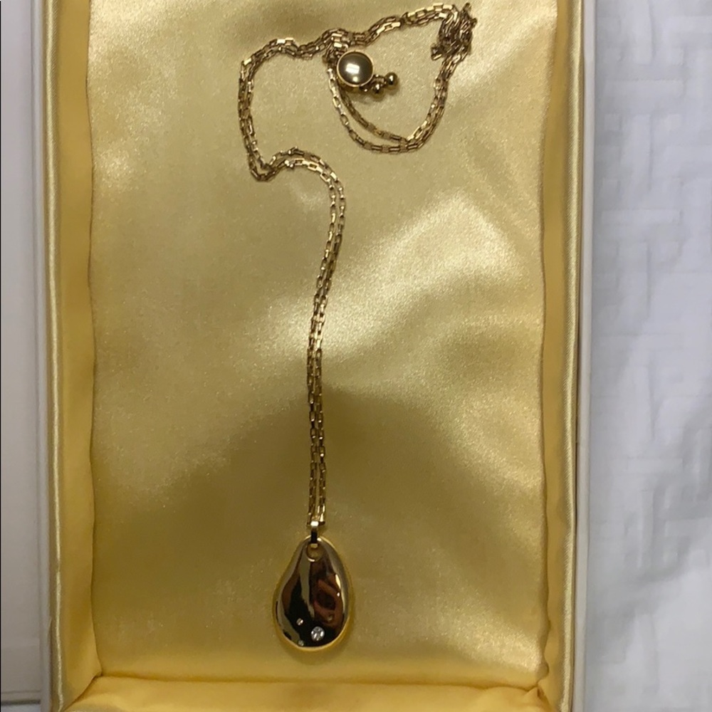 Diamond Stone Necklace